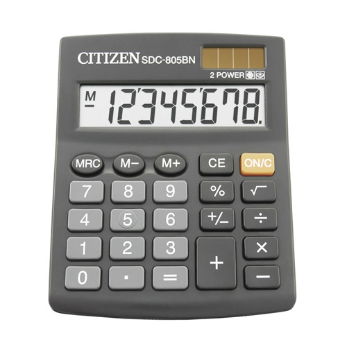 Калькулятор Citizen SDC-805 BN /8р/ - Фото 1