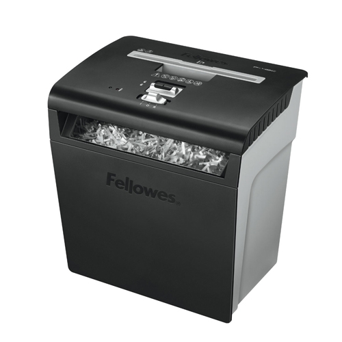 Уничтожитель 8л фрагменты 3,9*50мм, корзина 18л Fellowes P-48C - Фото 1