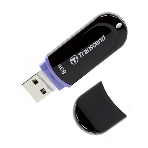Флеш память 8Gb Transcend 700 Black - Фото 1