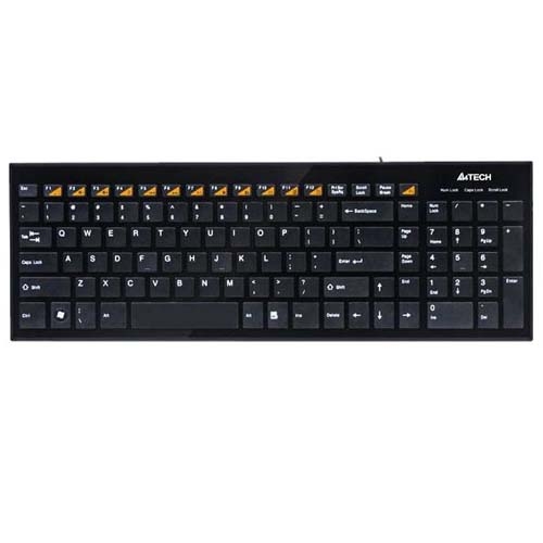Клавиатура A4Tech KX-100 Black notebook touch USB - Фото 1