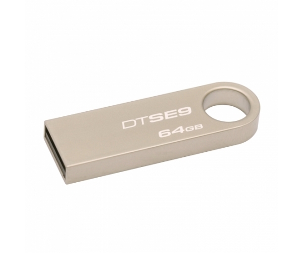 Флеш память 64 Gb Kingston DataTraveler SE9 (Silver) - Фото 1