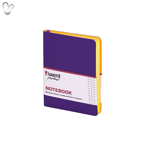 Блокнот Partner Soft Mini 8205-11-A, 115*160, 80л. клетка, фиолетовый - Фото 2