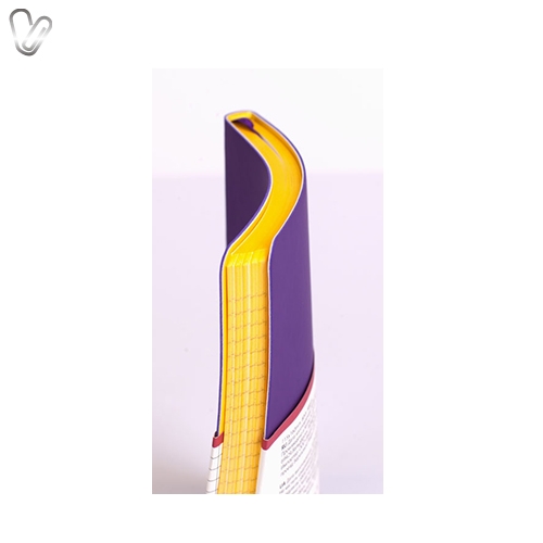 Блокнот Partner Soft Mini 8205-11-A, 115*160, 80л. клетка, фиолетовый - Фото 5