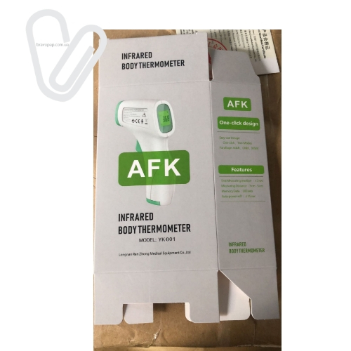 Термометр инфракрасный бесконтактный AFK - Фото 1