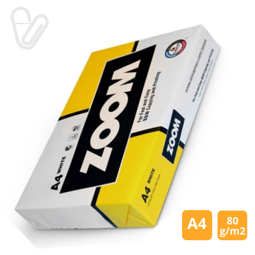 Бумага А4 80 г/м2 500 л, Zoom - Фото 1
