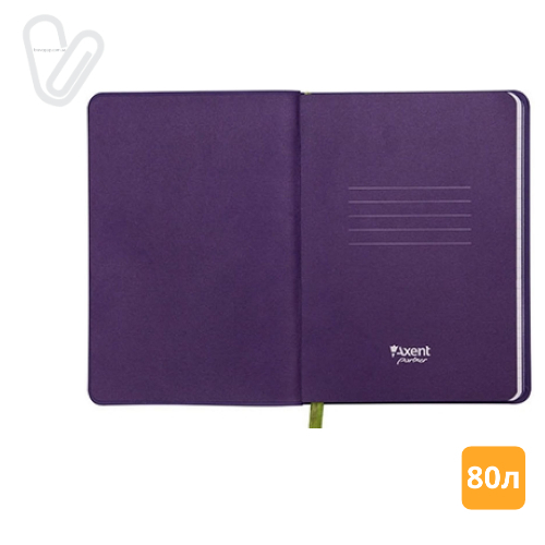 Блокнот 115*160 80л клетка термо PU аквамарин Partner Soft Mini 8302-18-a - Фото 3