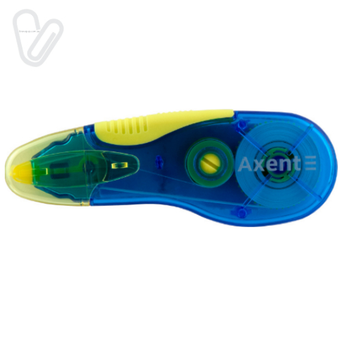 Корректор ленточный 5мм*5м сине-жёлтый Axent 7006-01-A - Фото 1