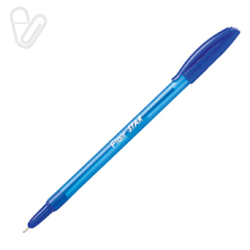 Ручка шариковая Flair Star 1188 синяя 1мм - Фото 1