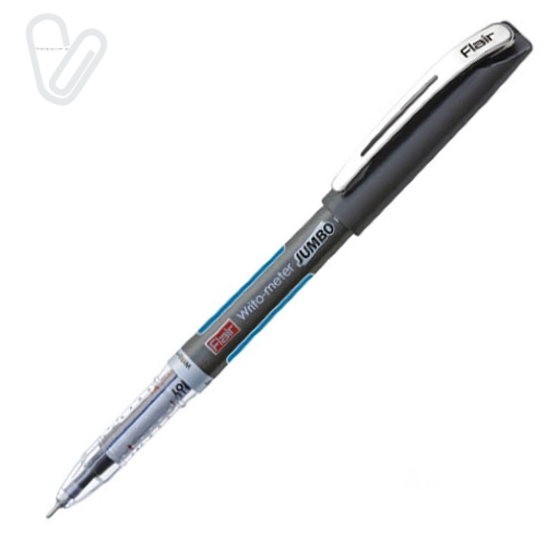Ручка масляная Flair Writometer Jumbo черная 0.5мм 871B 12,5 км - Фото 1