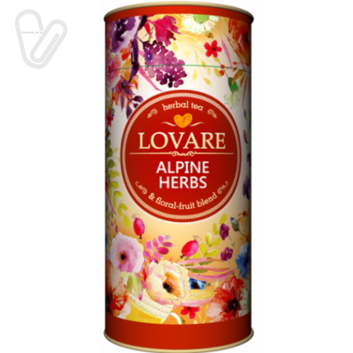 Чай Lovare Альпийские травы, 80 г. картонная туба - Фото 1