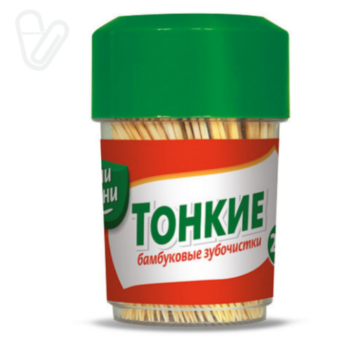 Зубочистки бамбук, тубус, 250 шт, МЖ - Фото 1