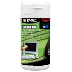 Салфетки чистящие для мониторов Emtec 100шт.