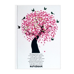 Блокнот Nature А5 80л клет. картон. обл.
