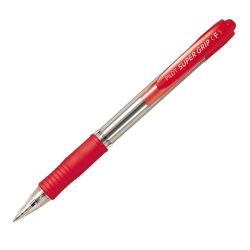 Ручка шариковая автомат. красная 0,7 мм Pilot BPGP-10R-F-R “Super Grip”