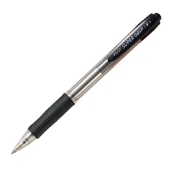 Ручка шариковая автомат. черная 0,7 мм Pilot BPGP-10R-F-B “Super Grip”