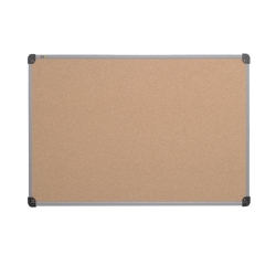 Доска пробковая в ал. рамке 90*120см S-line