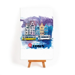 Блокнот дизайнерский My sweet town, А5, 40л