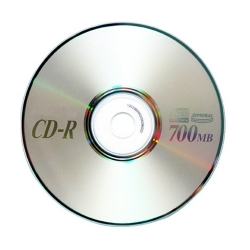 Диск CD-R, 700Mb, 52х, Slim