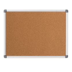 Доска пробковая в ал. рамке 65*100см S-line