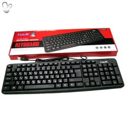 Клавиатура HV-KB378, USB, черная