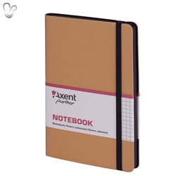 Блокнот Partner Soft 8206-35-A, 125*195, 96л. клетка, золотой
