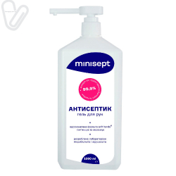 Средство антисептическое 1 л ГЕЛЬ (дозатор) Minisept