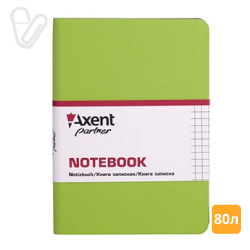 Блокнот 115*160 80л клетка термо PU аквамарин Partner Soft Mini 8302-18-a