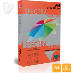 Бумага цветн. А4 80г/м2 интенс. красный Spectra Color Red 250 500л.