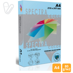 Бумага цветн. А4 80г/м2 паст. голубой Spectra Color Ocean 120 500л.