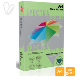 Бумага цветн. А4 80г/м2 паст. зеленый Spectra Color Lagoon 130 500л.