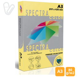 Бумага цветн. А3 80 г/м2 паст. желтый Spectra Color Yellow 160 500л.