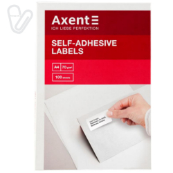 Наклейки бум. (12) 70х67,7 (100л/уп) Axent 2473-A