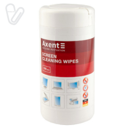 Салфетки чистящие для экранов, мониторов и оптики 100шт. Axent 5302-A