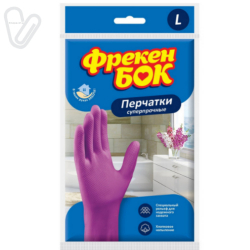 Перчатки универсальные прочные розовые L ФБ